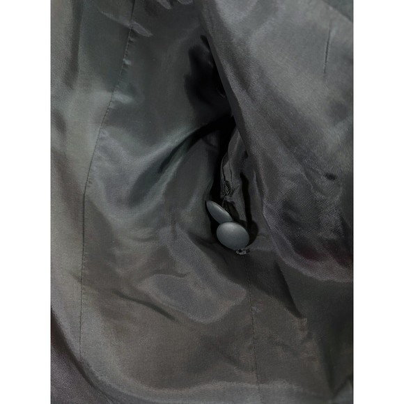 Vintage Tahari Wool Blend Notch Collar Trench Coat Women's 8 - Picture 15 of 16